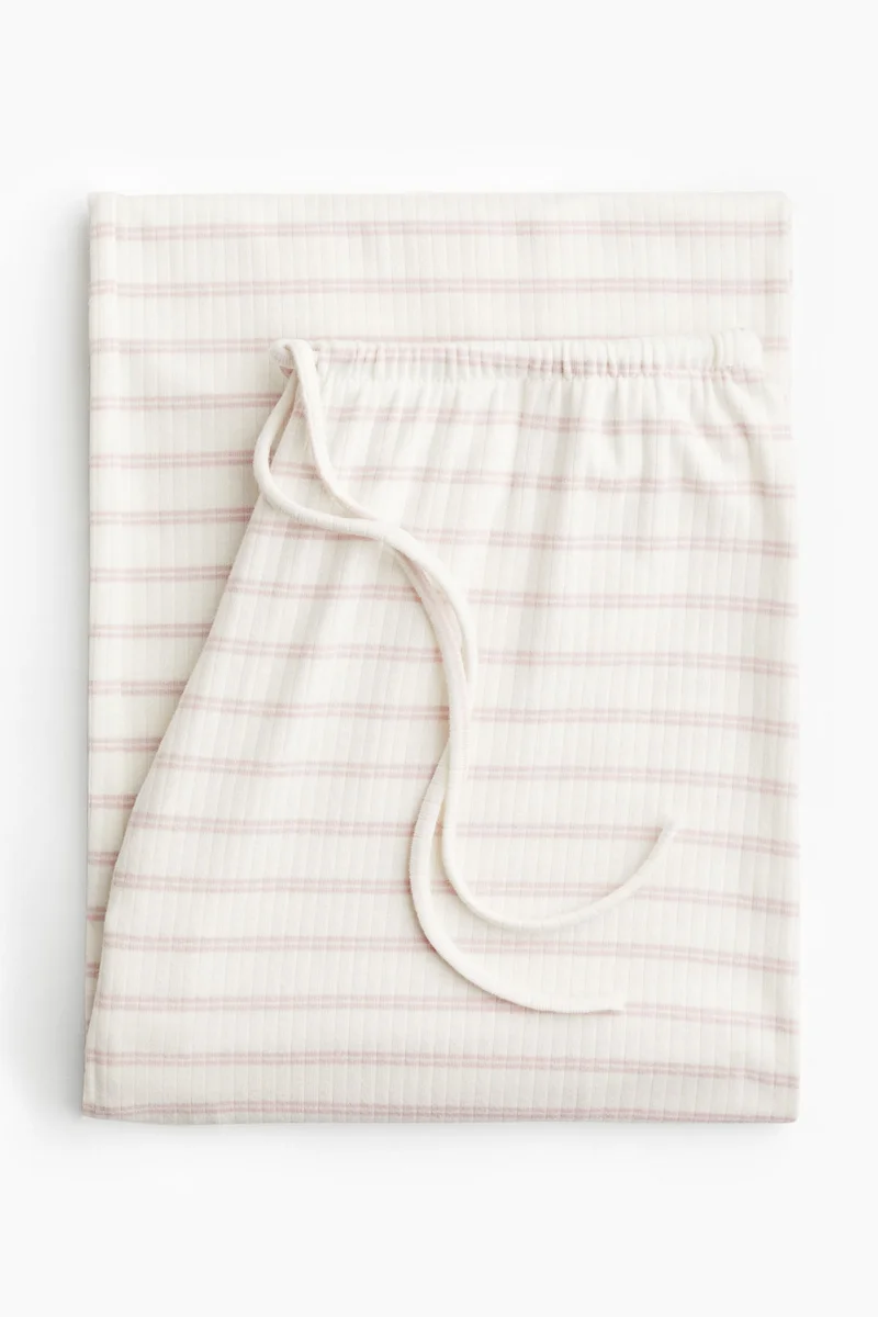 اتش اند ام بنطلون جيرسيه عريض