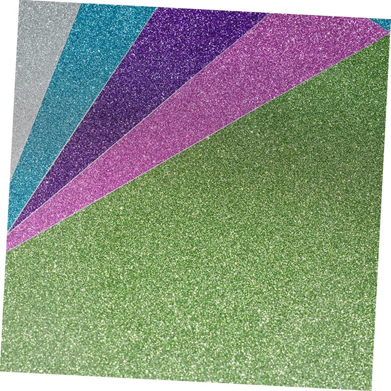 Golden Glitter Cardstock Paper 30pcs for DIY Crafts Scrapbooking Projects Smooth Durable Easy Cut - Image 3