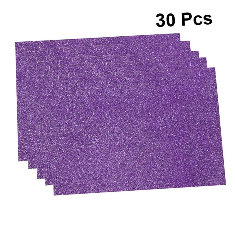 Golden Glitter Cardstock Paper 30pcs for DIY Crafts Scrapbooking Projects Smooth Durable Easy Cut - Image 5