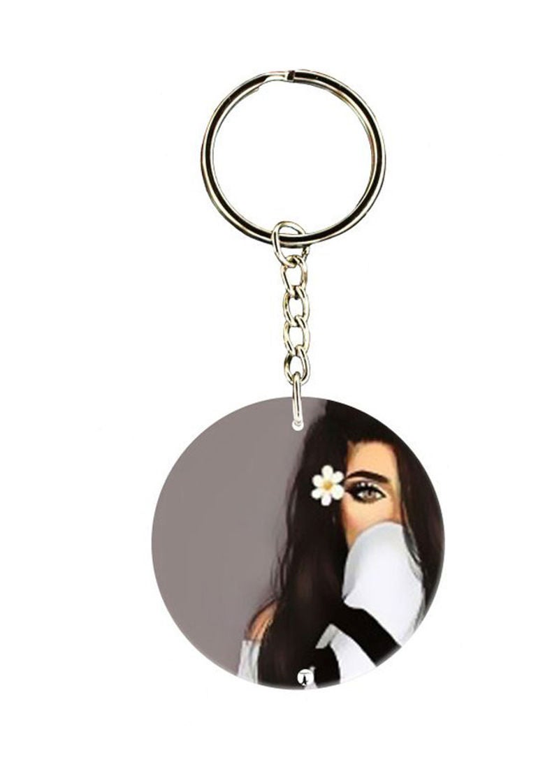 Cartoon Printed Keychain