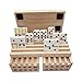 SUTIMSHE Mexican Train Domino Trays Set of 8Natural Wood Domino Racks Domino Tiles HoldersDouble 12 Tiles HolderChickenfoot and Other Dominoes GamesDominoes NOT Included - Image 3