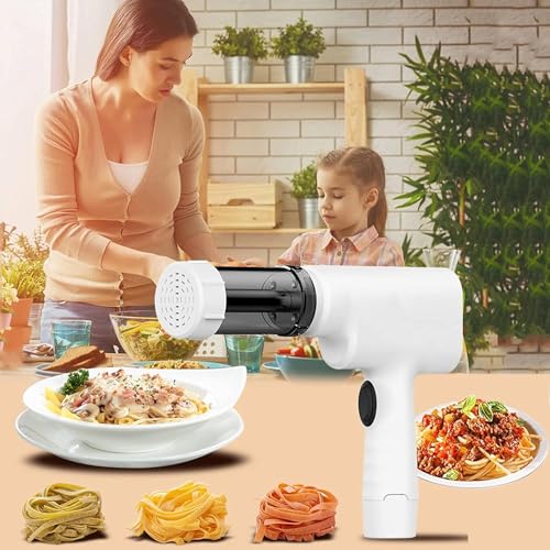 Matiko Pasta Maker Machine Kitchen Tools Ramen Machine Home | Noodle Maker Home Small Portable Handheld Noodle Press Pasta Sausage Filling Mould - Image 3