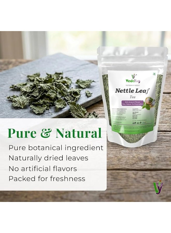 VY VedaYug Nettle Leaf Tea, 100 Gram Herbal Stinging Health Supporting Herb Nettle Tea, Collect From Himalayan Belt - Image 3