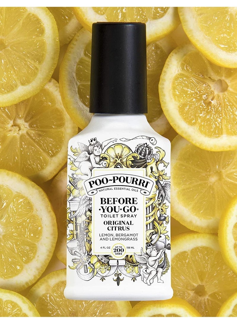 Poo-Pourri Before-You- go Toilet Spray, 4 Oz, Original Citrus - Image 1