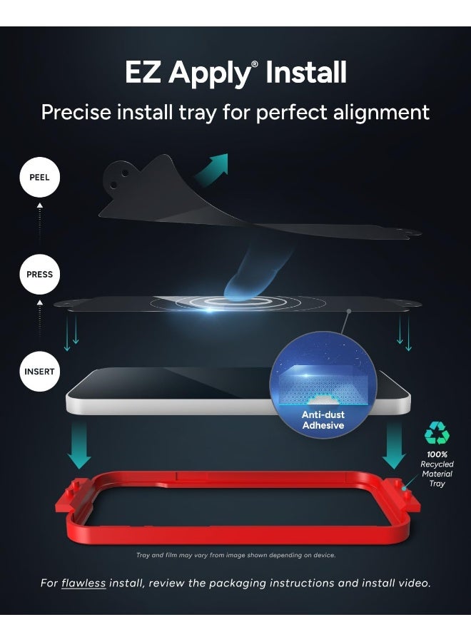 ZAGG InvisibleShield Glass Elite Screen Protector for iPhone 16 Pro Max Transparent - Image 5