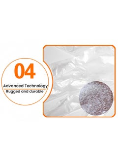 Generic Disposable Hand Mask with Ear Paraffin Wax Gloves Hand Conditioning and Spa Treatment Plastic Gloves for Cleaning, Coloring,and Manicure Tear-resistant Glove Liners for Personal Use 100pcs  - Image 5