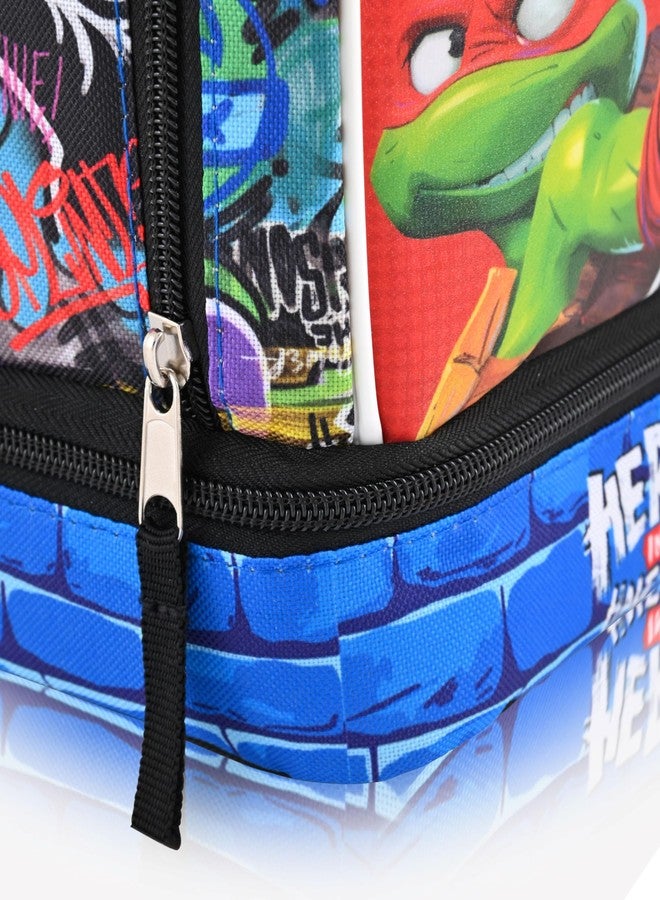 Fast Forward Teenage Mutant Ninja Turtles Lunch Box for Kids | Insulated Lunch Bag Lunch Box for Boys, Girls, Unisex | Teenage Mutant Ninja Turtles Multicolor Reusable Lunchbox - Image 4