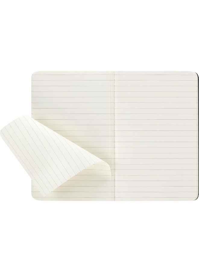 Moleskine 9 x 14 cm Cahier Journal Set 3 Notebooks with Ruled Pages Cardboard Cover and Visible Cotton Stiching - Black - Image 5