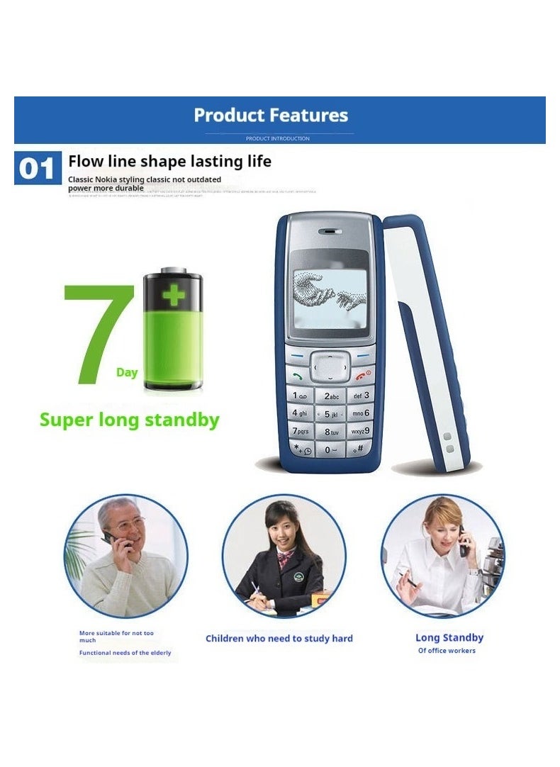 OPO - Nokia 1110 Bar Phone Blue - Image 1