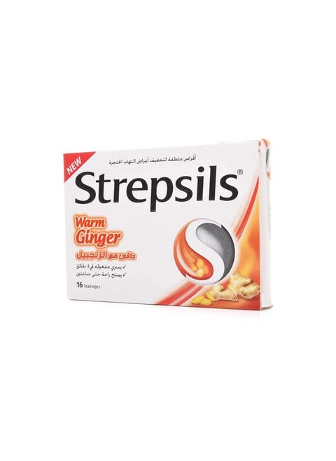 Strepsils Warm Ginger 16 Lozenges