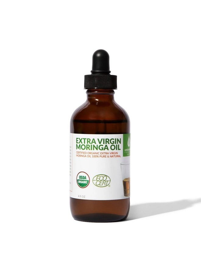 green virgin products - Organic Moringa Oil, Cold Pressed, Extra Virgin, 100% Pure, Food Grade - Image 1