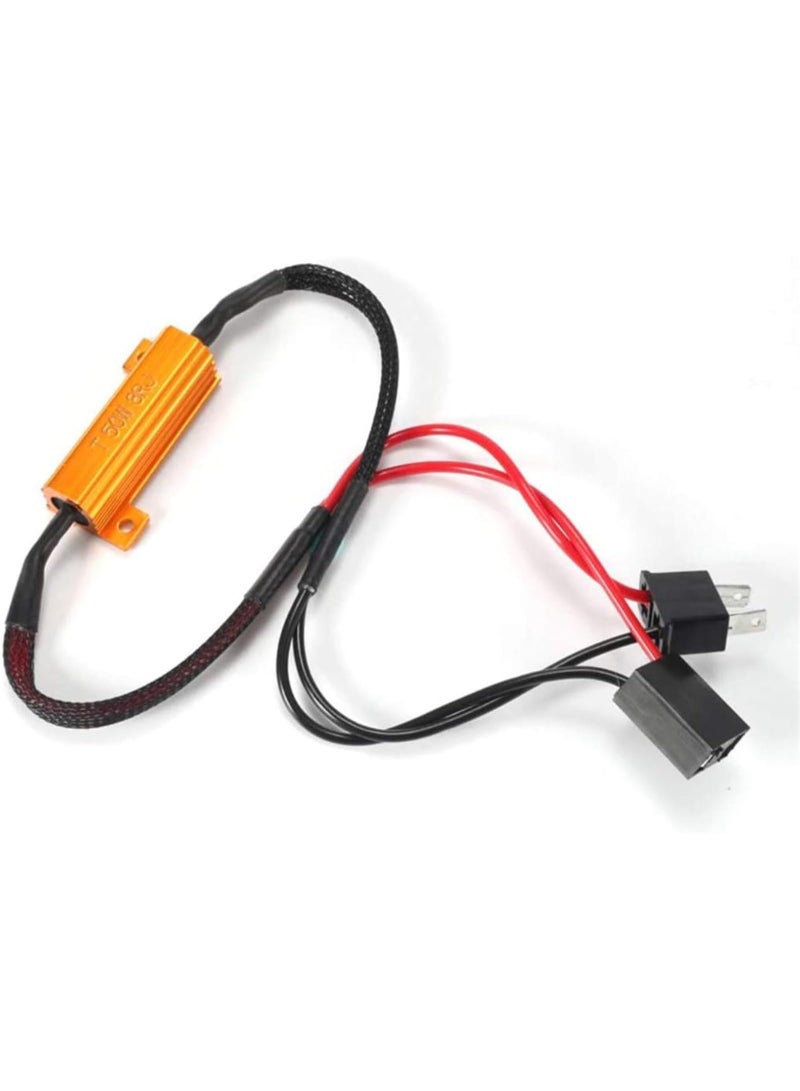 Generic Headlight Bulb Relay Harness Adapter Flicker Error Decoder Warning Canceller  - Image 3