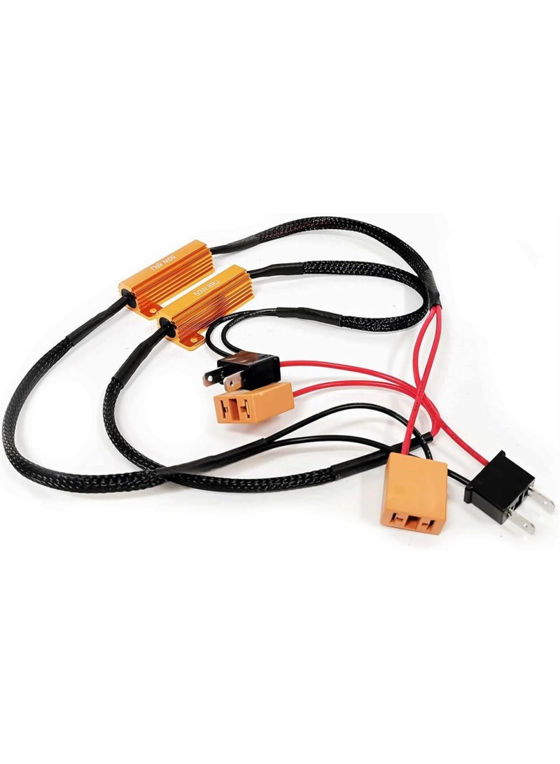 Generic Headlight Bulb Relay Harness Adapter Flicker Error Decoder Warning Canceller  - Image 1