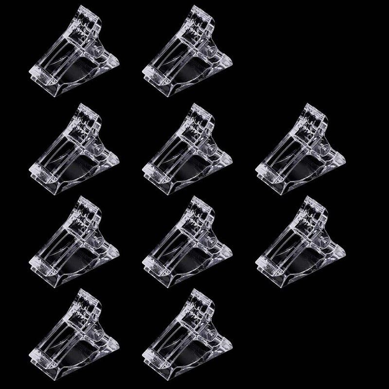 DRDS 10Pcs Nail Tips Clip for Quick Building Polygel nail forms Nail clips for polygel Finger Nail Extension UV LED Builder Clamps Manicure Nail Art Tool - Image 1