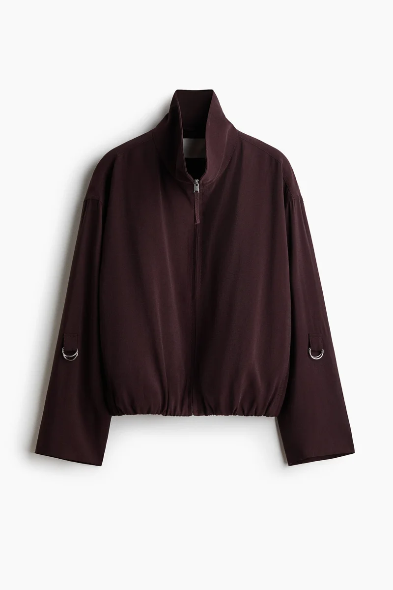 H&M  Oversized bubble-hem jacket for Women | Best Price UAE