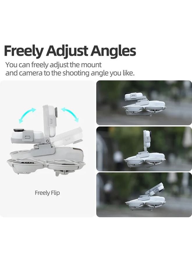 قوس محول قابل للتعديل من البلاستيك لتركيب طائرة DJI Neo بدون طيار وكاميرا Insta360 GO 3 وGO 3S - Image 4