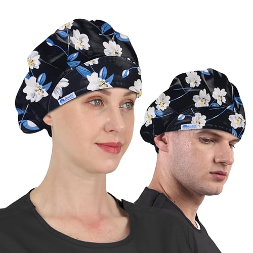 GUOER Hat Bouffant Cap One Size Multi Color (Color24) - Image 2
