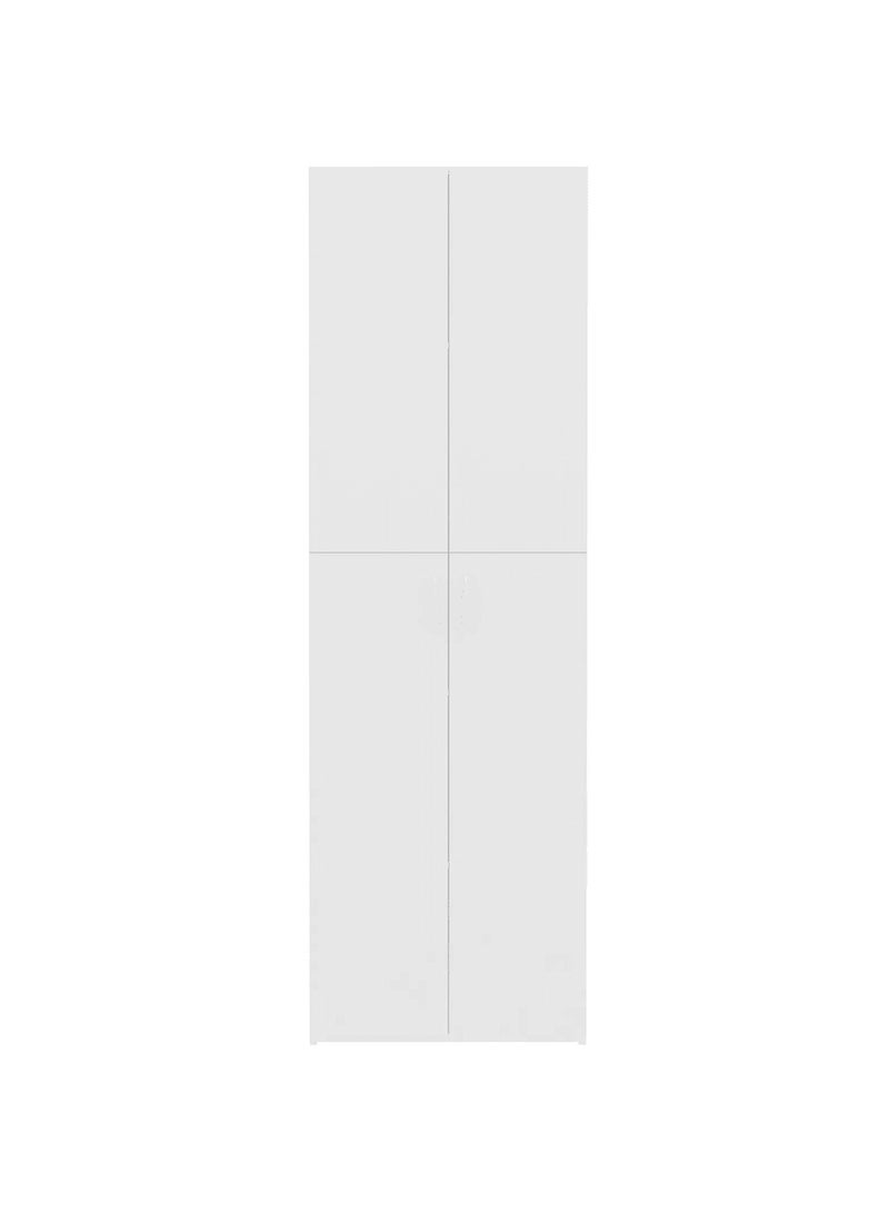 فيداكسل خزانة مكتب لون أبيض 60x32x190 سم خشب هندسي  - Image 4