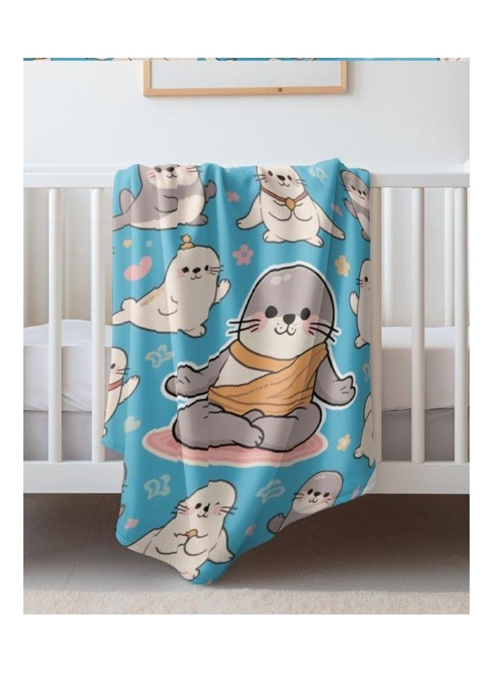 general Flannel thin blanket (warm and comfortable, suitable for sleep, gaming, dust removal and sandproof) 150cm*200cm - 585 - Image 5