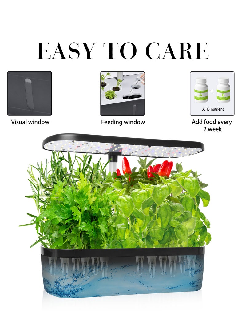 Sharpdo Smart Garden Flower Pot, 12-Hole Indoor Plant Growth Light, With Automatic Circulating Water Pump 20W - Image 5