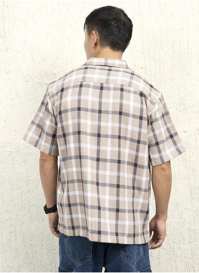 هوبرهولمي Multicolor Shirt for Men, Trendy Pattern