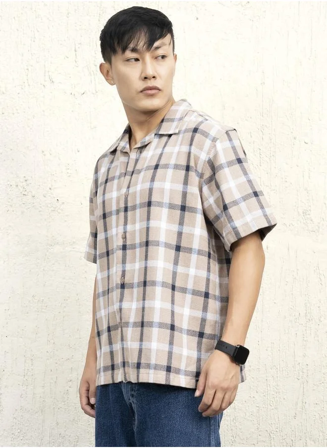 هوبرهولمي Multicolor Shirt for Men, Trendy Pattern
