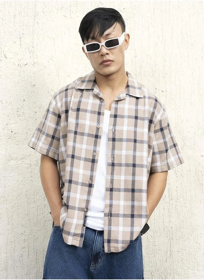 هوبرهولمي Multicolor Shirt for Men, Trendy Pattern