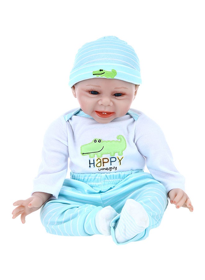 XiuWoo Reborn Baby Doll With Plush Toy 22inch - Image 1