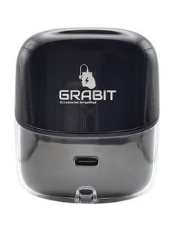 GRABIT GTUNES-GROOVE  True Wireless Earbuds – Smart Twin Design & Clear Sound. GTUNES-GROOVE True Wireless Earbuds with Bluetooth 5.4 offer In-ear + Semi in-ear design for a perfect fit. The 600mAh battery provides 6-hour playtime per charge, with 4 full recharges. Enjoy Enhanced Transparency Mode, quad-mic clarity, and 13mm drivers for rich sound. Smart touch controls and digital battery display add convenience. Type-C fast charging, compatible with iPhone, Samsung, OnePlus, Xiaomi, Huawei, Google Pixel, iPads, MacBooks, and more.  - Image 1