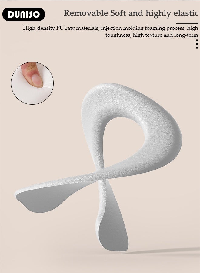 DUNISO Baby Potty Seat With Ladder For Western Toilets Kids Toilet Potty Training Seat For Baby With Handle Cushion Kids Potty Chair Kids Potty Seat For Baby Kids 2 To 5 Years Boys Girls Yellow - Image 4