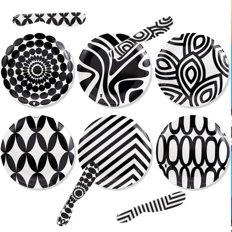 French Bull 12Piece Entertaining Set  Black  White Medium - Image 3