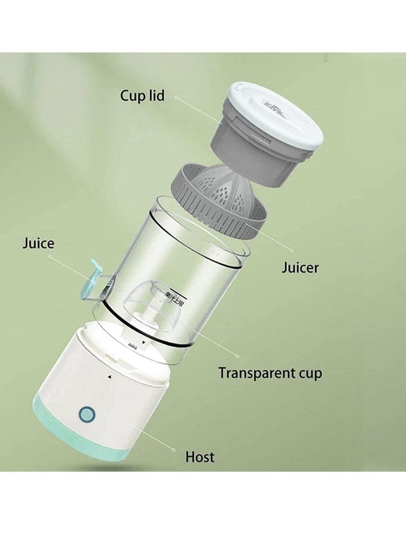 ELTRAZONE Citrus Juicer, Electric Orange Squeezer with Powerful Motor and USB Charging Cable, Juicer Extractor, Lime Juicer, Suitable for Orange, Citrus, Apple - Image 4