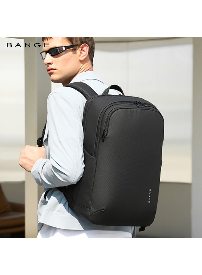 بانجي BANGE New Hot Sale Large Capacity Daily 15.6inch Light Waterproof Business Laptop Men Backpack - Image 2