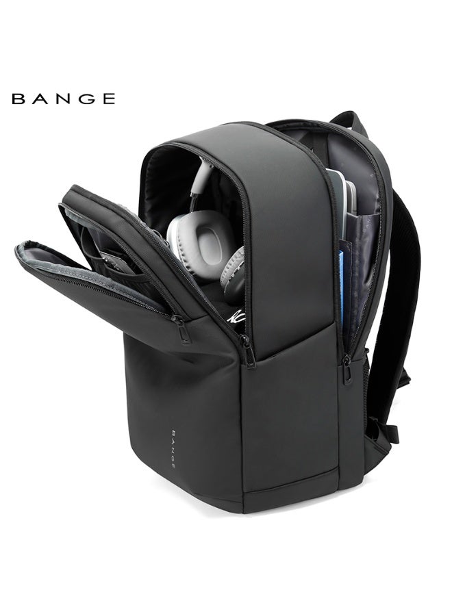 بانجي BANGE New Hot Sale Large Capacity Daily 15.6inch Light Waterproof Business Laptop Men Backpack - Image 5