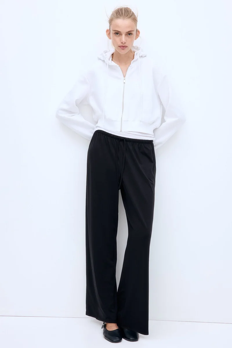 H&M Straight drawstring trousers