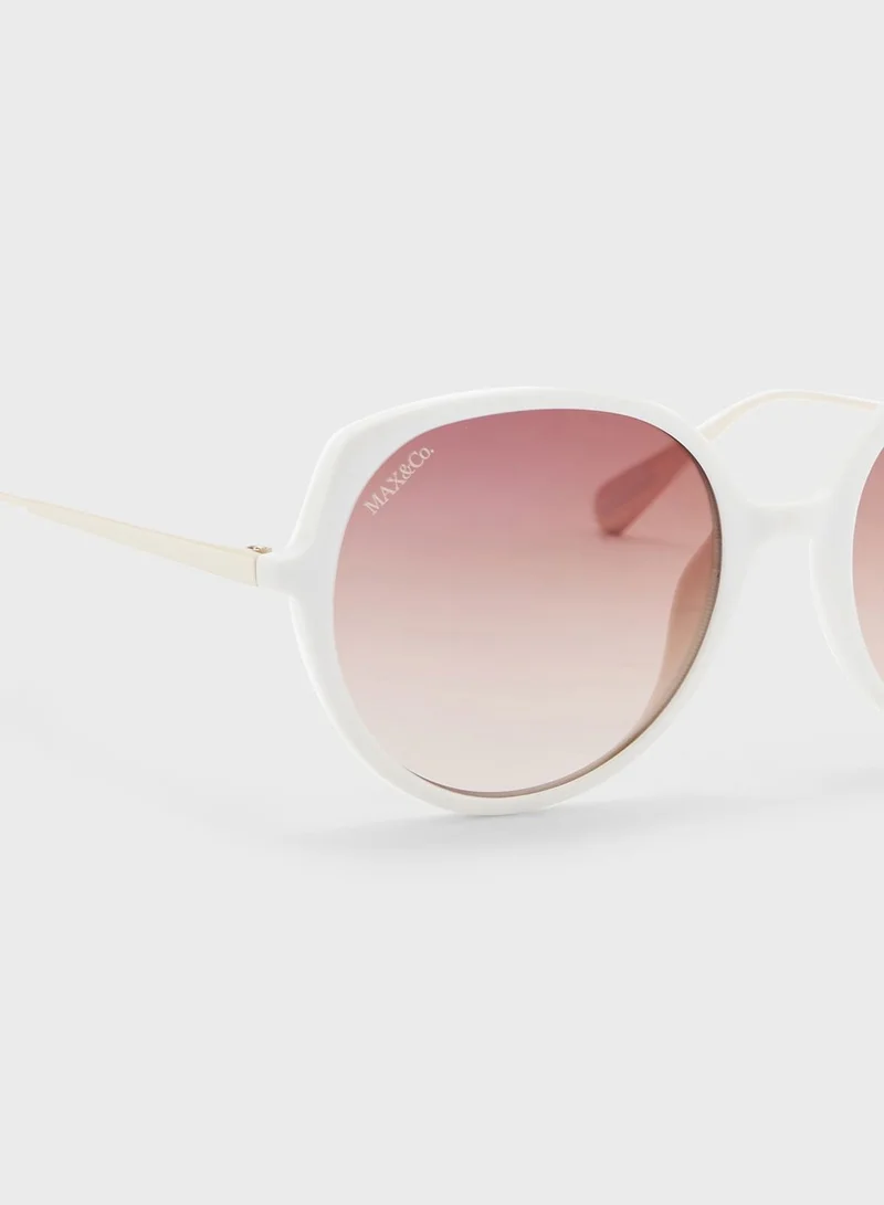 MAXCO Oversized Shape Sunglasses