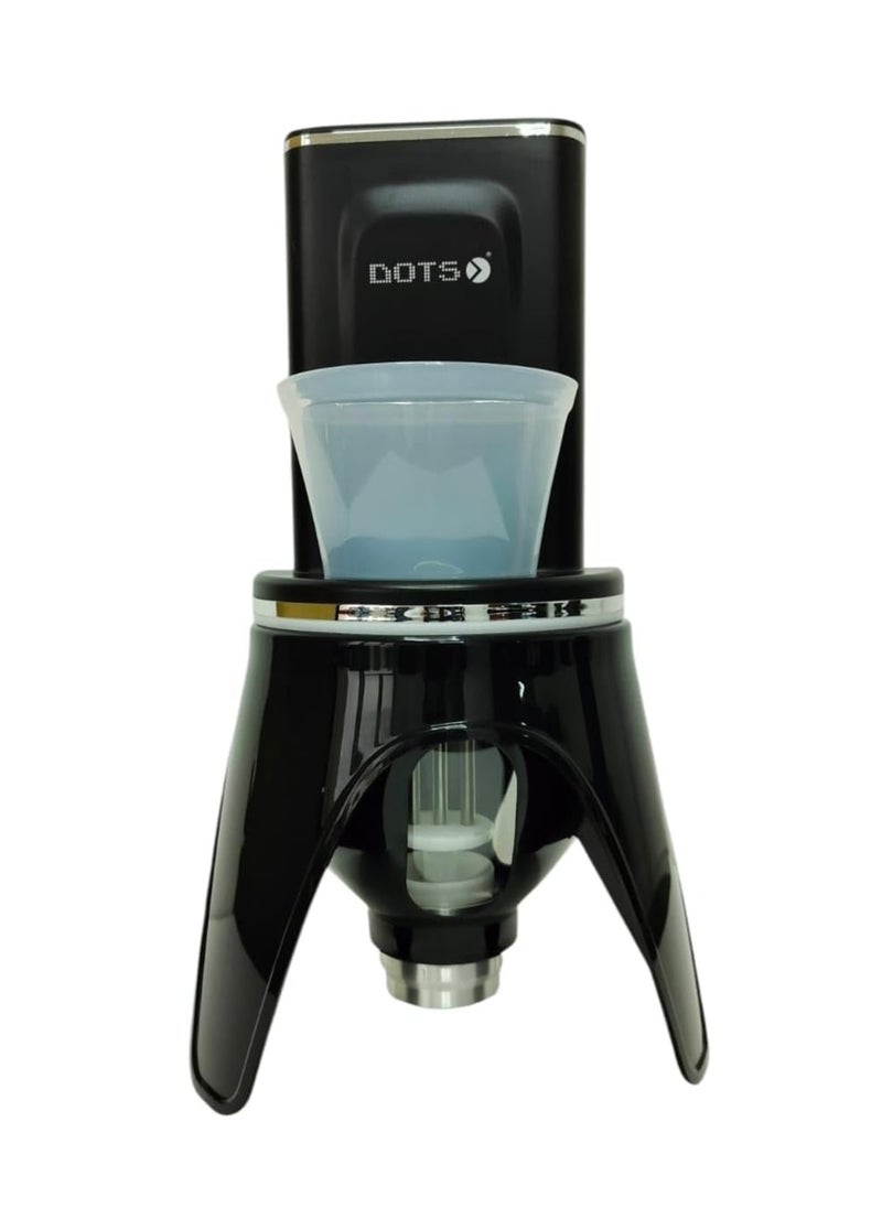 DOTS - DOTS Dumpling Maker/Loqmah Al Kadi Maker with 1 Liter Bowl, Digital Display, Produces 3 Balls of Dough Simultaneously, On/Off Switch, Easy to Clean, Black - Image 1