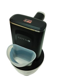 DOTS DOTS Dumpling Maker/Loqmah Al Kadi Maker with 1 Liter Bowl, Digital Display, Produces 3 Balls of Dough Simultaneously, On/Off Switch, Easy to Clean, Black  - Image 4