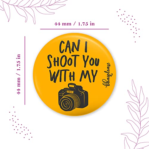 Bhai Please Can I Shoot You with My Camera Pin Badge - Image 5