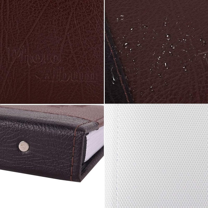 FaCraft 5x7 Photo Album 80 Photos Vertically5x7 Photo Album Hold 80 Pictures for Family Birthday Anniversary Wedding Vacation Pictures DIY Baby Memory Book 80 Pockets - Image 4