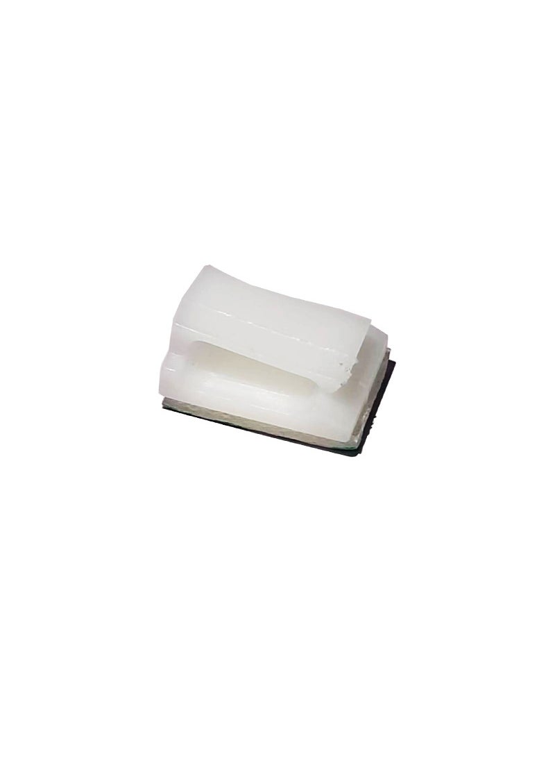 Generic 3M Self-Adhesive Cable Clips for Car DVR White [gray acrylic adhesive]] 