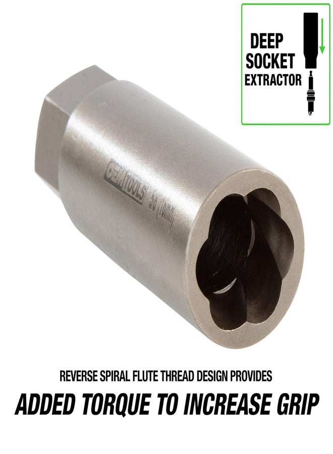 OEMTOOLS 22993 5 Piece Spiral Type Deep Extractor Set, Ideal for Automotive Bolt Removal, Chrome Vanadium Steel, Includes Metric and SAE Sizes, bolt extractor set, rusted bolt extraction - Image 3