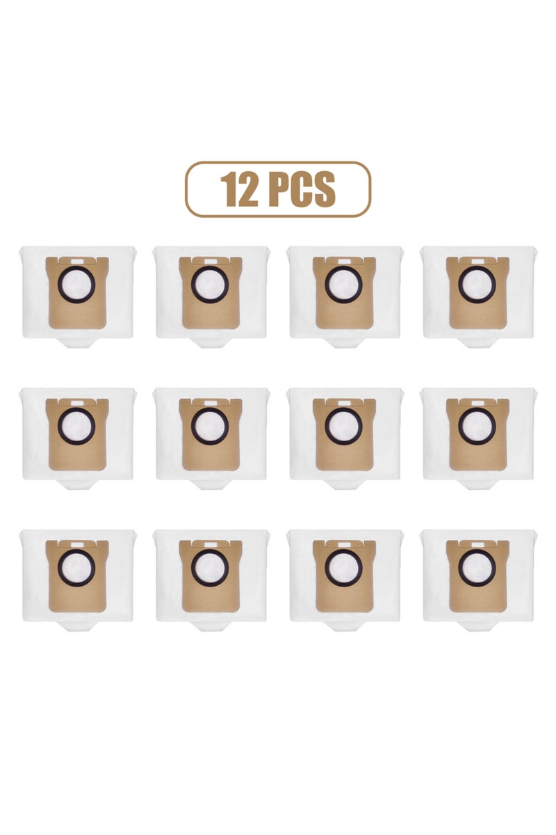 12 pcs Dust Bag for Dreame L10 Ultra / L10s Ultra / L20 Ultra / L30 Ultra / X20 Pro / X20 Pro Plus /