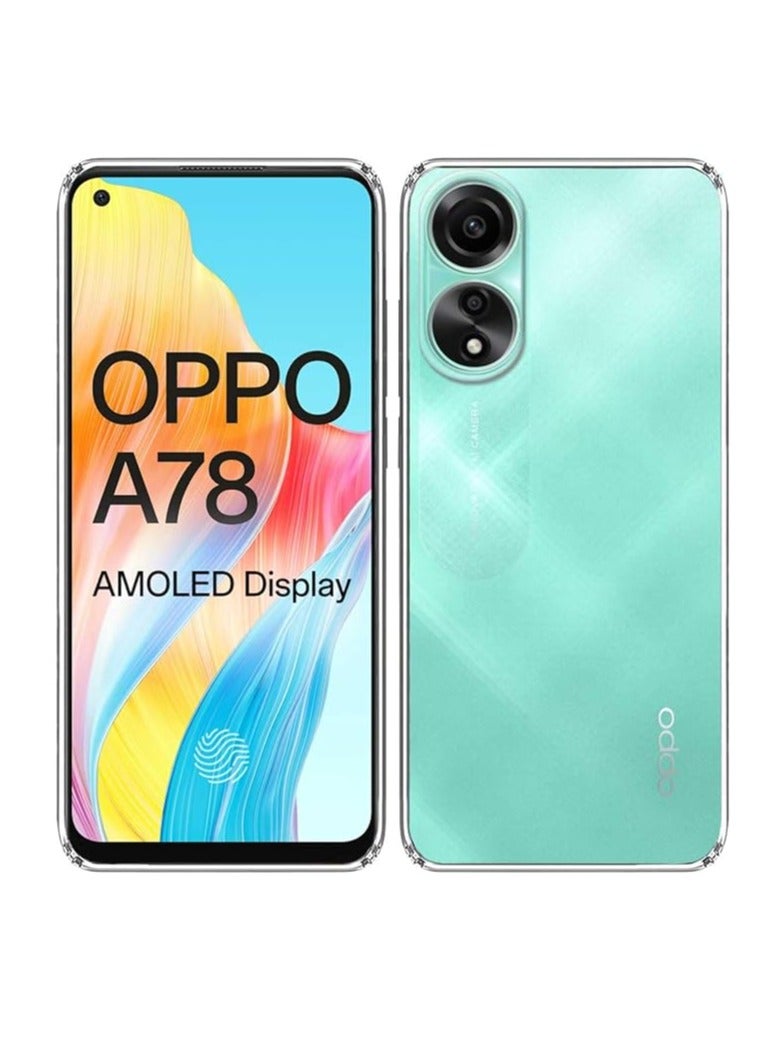 جراب حماية شفاف لموبايل اوبو ايه 78 / OPPO A78 من البولي يوريثين المقاوم للحرارة مضاد للخدوش من تين تك - شفاف