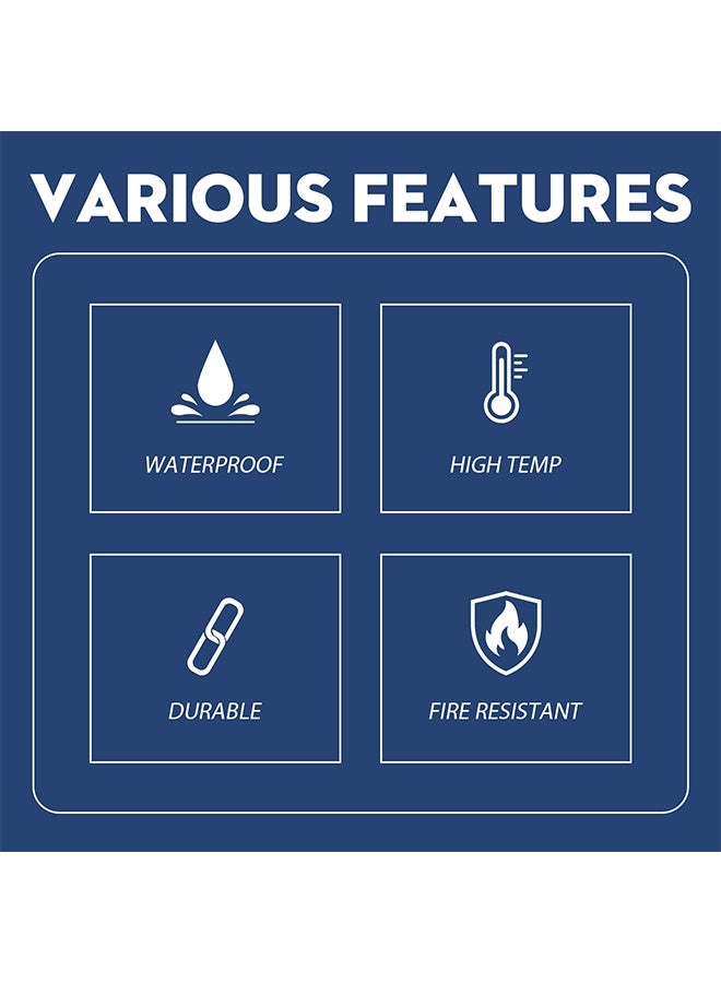 JUE-FISH Liquid Insulating Rubber Coat ,Electrical Insulated Tape, Flame Retardant Insulated Waterproof Pcv Electrical Tape, For All Weather Outdoor Multipurpose Electric Insulating Wire Wrapping Black 50ml - Image 4
