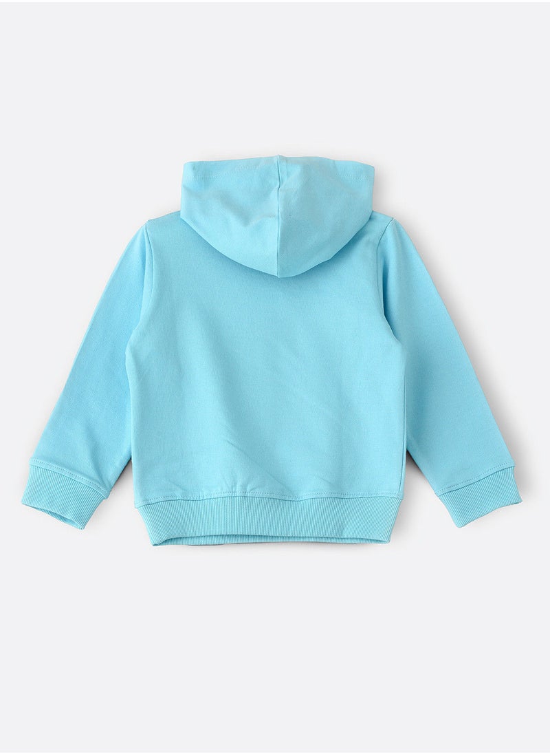 Jelliene - Sweat top with sequins work at front - Image 1