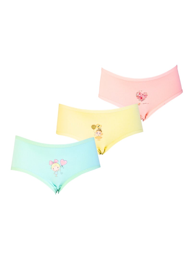 زيركون مجموعة مكونة من ثلاث بانتيهات للبنات  -  11025 - Image 1