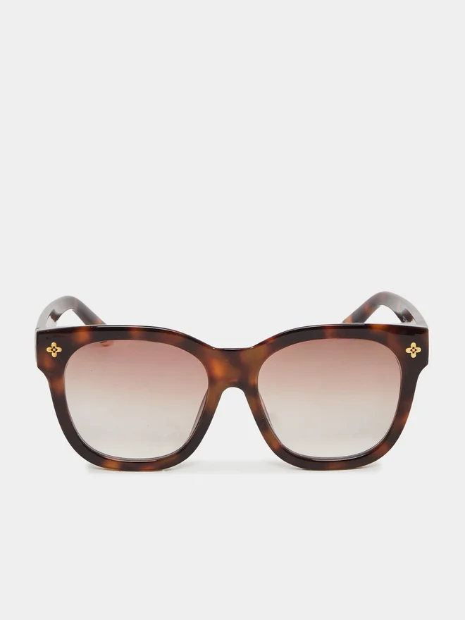 Styli Styli Tortoise Shell Design Cat Eye Sunglasses