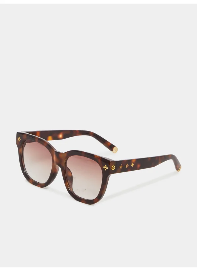 ستايلي Styli Tortoise Shell Design Cat Eye Sunglasses