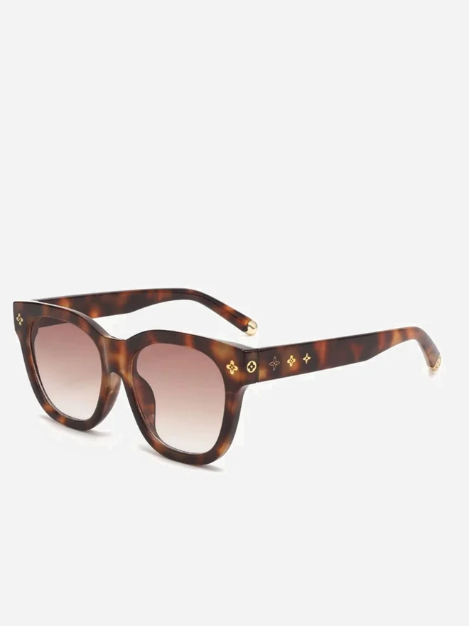 Styli Styli Tortoise Shell Design Cat Eye Sunglasses